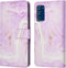 iMoshion Hoesje Geschikt voor Samsung Galaxy S20 FE Hoesje Met Pasjeshouder - iMoshion Design Bookcase smartphone - Paars / Purple Marble