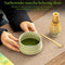 SV Living Matcha Set - 4-delige Matcha Starterkit - Matcha Klopper Bamboe Lepel Kom (4 stuks)