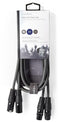 Nedis COTH15030GY15 - XLR audiokabel - 150cm - Grijs