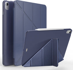 SBVR Smart Cover Hoes - iPad Air (2024) M2 - Auto-wake functie - Donkerblauw