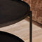 Salontafel industrieel - Salontafel Malden - Salontafel aluminium 80 cm
