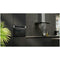 ETNA AB791RVS - Wandschouw afzuigkap - 632 m³/h - RVS met zwart glasdesign