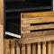 vidaXL - Dressoir - 38x34x160 - cm - massief - ruw - mangohout