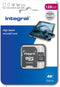 Integral - High Speed microSDXC V30 UHS-I U3 - 128GB tot 100MB/s lezen - (1 stuk)