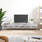 vidaXL - Tv-meubel - 150x36x30 - cm - bewerkt - hout - grijs - sonoma - eikenkleurig