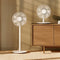 Stadler Form Finn White - Staande Ventilator - Stil & Energiezuinig - 361 m³/u - 8 standen - Zwenkbaar - Timer - Afstandsbediening - Wit
