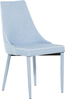 CAMINO - Eetkamerstoel - Blauw - Polyester