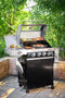 Rösle Barbecue - Barbecue Gas Videro G4-S Vario 30 mbar - Roestvast Staal - Zwart -