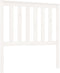 vidaXL - Hoofdbord - 96x6x101 - cm - massief - grenenhout - wit