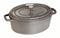 Staub cocotte - ovaal - 31 cm - grafietgrijs