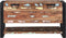 vidaXL - Opbergbak - Multikleur - 80x35x45 - cm - Massief - Gerecycled - Hout