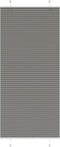vidaXL - Plissé - rolgordijn - 85x200 - cm - stofbreedte - 84,4 - cm - antraciet