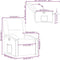 vidaXL Relaxfauteuil - Handmatige relaxfunctie - Zwart