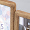 ZEP - Houten multi Fotolijst Ajaccio Bruin voor 6 foto's 10x15 (formaat 47x32,5 cm) - BC849