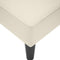 vidaXL - Chaise - longue - met - rechterarmleuning - fluweel - crèmekleurig