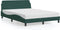vidaXL - Bedframe - zonder - matras - 120x200 - cm - fluweel - donkergroen
