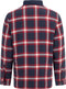 Life Line Peter Gevoerde Flanel Vest Heren Zwart/rood/wit Maat M