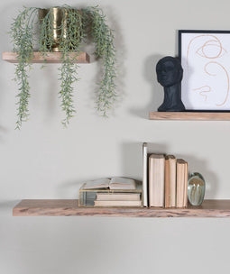 Wandplank Pure Acaciahout 80 cm