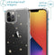 iMoshion Hoesje Geschikt voor iPhone 12 Pro / 12 Hoesje Met Koord - iMoshion Design Hoesje met Koord - Goud / Transparant