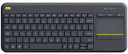Logitech K400 Plus - Draadloos Toetsenbord - Spaans - Zwart