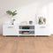vidaXL - Tv-meubel - 140x40x35 - cm - bewerkt - hout - wit