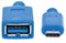 Manhattan 353540 - USB 3.2 Gen 1 Adapter - USB-C naar USB 3.0 type-A - Blauw