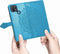 iMoshion Hoesje Geschikt voor Oppo A15 Hoesje Met Pasjeshouder - iMoshion Mandala Bookcase - Turquoise