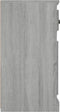 vidaXL - Dressoir - 70x35,5x67,5 - cm - bewerkt - hout - grijs - sonoma - eikenkleurig
