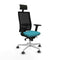Bureaustoel met hoofdsteun Piqueras y Crespo 2D026G1 Turkoois