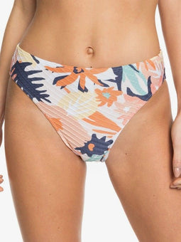 Roxy Swim The Sea - Hoog uitgesneden Bikinibroekje - Hoge taille - XS
