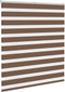 vidaXL - Zebra - rolgordijn - 120x150 - cm - stofbreedte - 115,9cm - polyester - bruin
