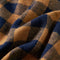 vidaXL - Kinderoverhemd - geruit - 92 - cognackleurig - en - blauw