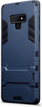 Qubits - Double Armor Layer hoes met stand - Geschikt voor Samsung Galaxy S20 Ultra - Blauw