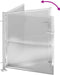 vidaXL - Poort - 100x100 - cm - roestvrij - staal
