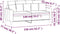 vidaXL - Tweezitsbank - 140 - cm - fluweel - roze