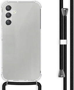 imoshion Hoesje Geschikt voor Samsung Galaxy A15 (5G) / A15 (4G) Hoesje Met Koord - imoshion Backcover met koord - Zwart