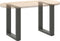 vidaXL - Salontafelpoten - 2 - st - U-vormig - 38x(42-43) - cm - staal - antraciet