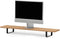 Oakywood Desk Shelf - Massief Eiken / Zwart - Echt Hout Dual Monitor Standaard Beeldschermverhoger Clean Desk Ergonomisch Stijlvol