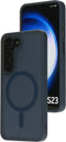 Mobiparts Galaxy S23 - Hardcover - MagSafe Compatible - Blauw