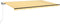 vidaXL - Luifel - automatisch - met - LED - en - windsensor - 500x350 - cm - geel - wit