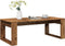 vidaXL - Salontafel - 102x50x35 - cm - bewerkt - hout - oude - houtkleurig