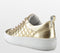 PS Poelman Esquimo - Dames Sneakers - Quilted Leer - Goud (38)