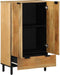 vidaXL - Hoge - kast - 60x33x100 - cm - massief - mango - bruin