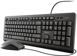Trust Primo - Toetsenbord & Muis Set - Morsbestendig - Qwerty UK