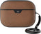Mous Hoesje schokbestendig Geschikt voor AirPods Pro - Mous Leather Protective Case - Bruin