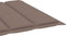 vidaXL - Ligbedkussen - 200x70x3 - cm - oxford - stof - taupe