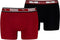 Puma Boxershorts Dual Logo 2-pack Burgundy-XL