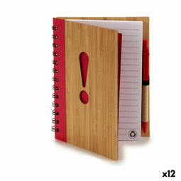 Spiraalnotitieblok met Pen Pincello 1711110 14 x 18 cm Symbolen (12 Stuks)
