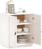 vidaXL - Dressoir - 65,5x40x75 - cm - massief - grenenhout - wit