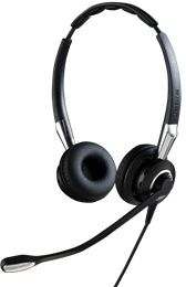 Jabra Biz 2400 II QD Duo NC HD Voice - Hoofdtelefoon - Stereo - Zilver Zwart